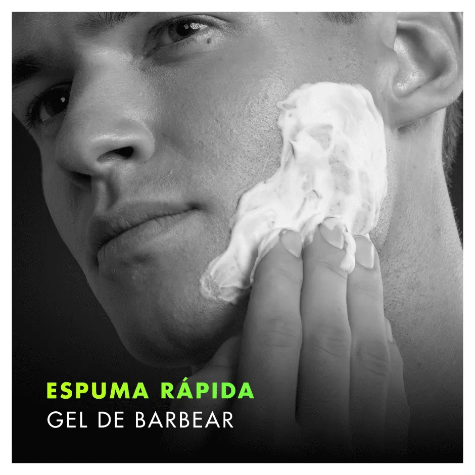 Espuma Rápida Gel De Barbear