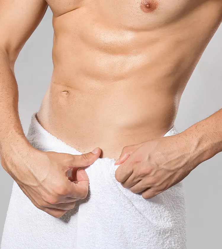 Instructions for intimate hair removal for men