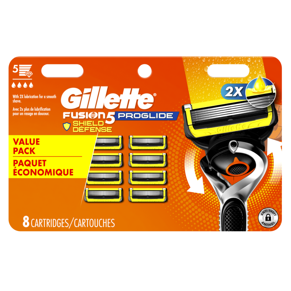 Lot De 56 Cartouches/Lames De Rasoir Gillette - Système à Lame Unique - Pour Corps & Visage - Neuf