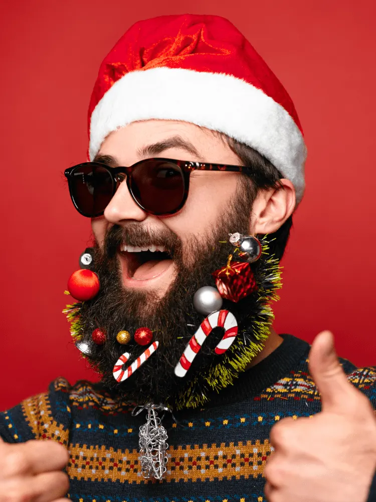 De kerstbaard: een vrolijke kersttrend