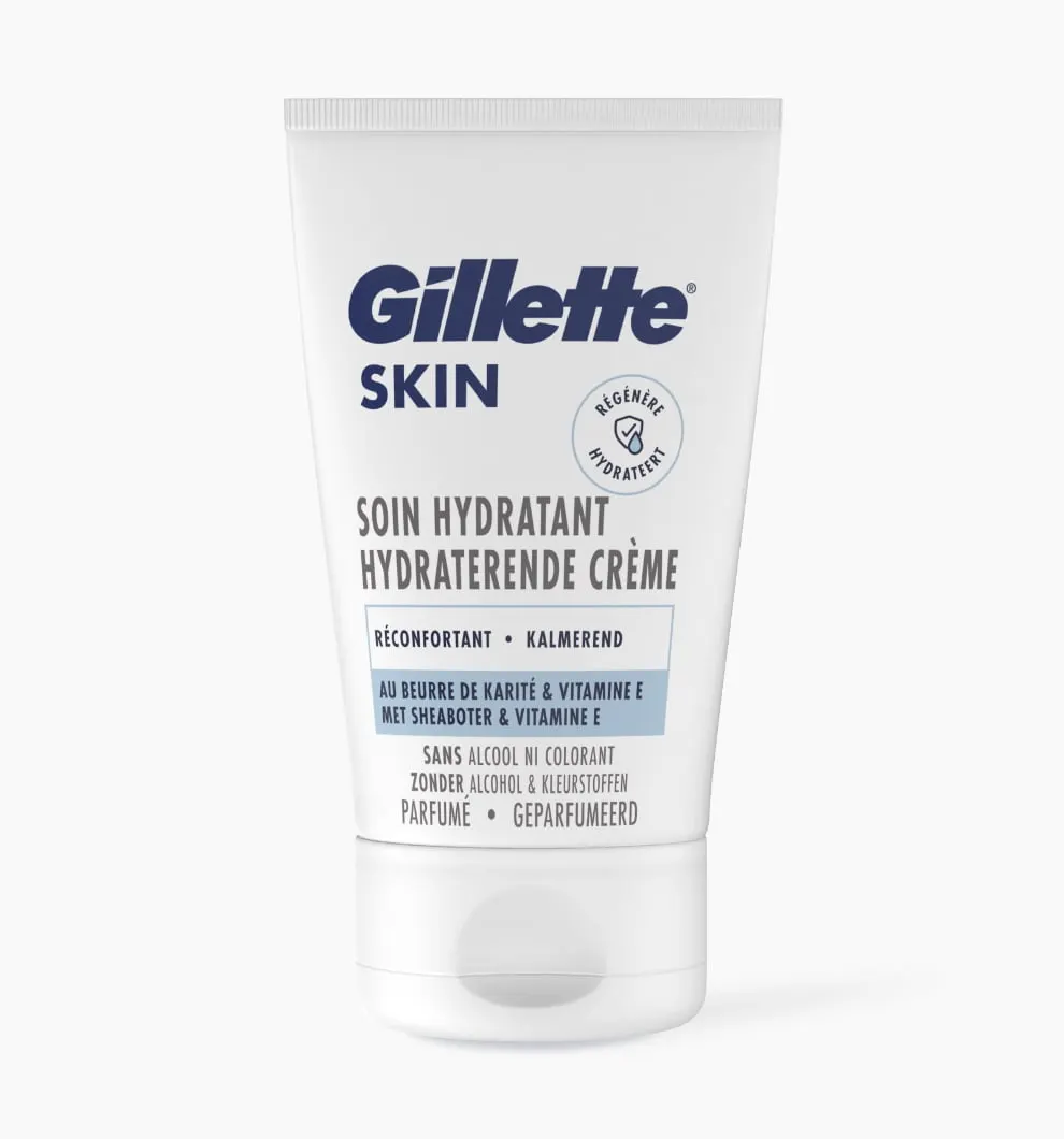 Crème hydratante pour la peau Gillette