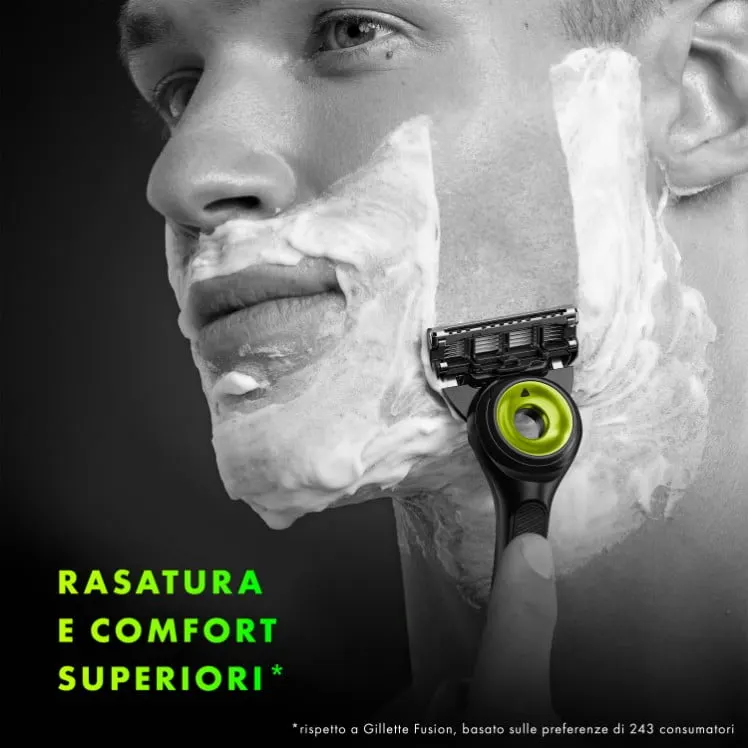 Rasoio Gillette Labs Neon con Barra Integrata