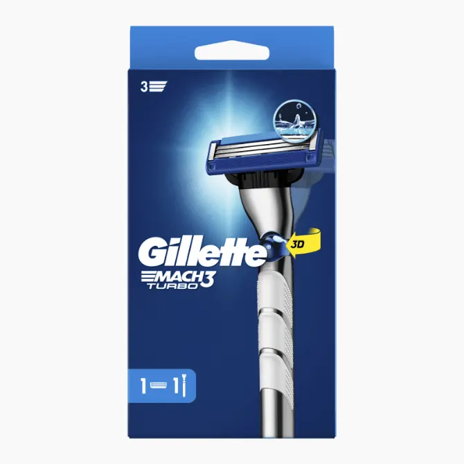 Gillette Mach3 Turbo Rasierer -  1er + Handstück