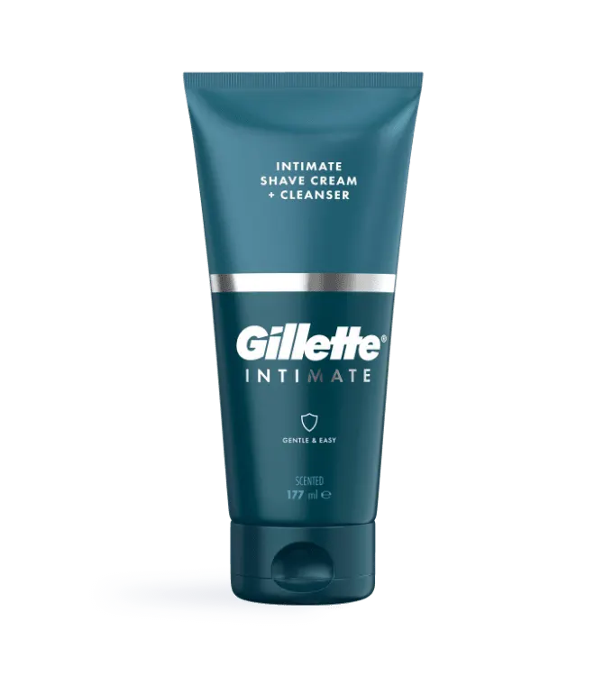 Gillette Intimate 2-in-1 Shave Cream and Cleanser, 177ml
