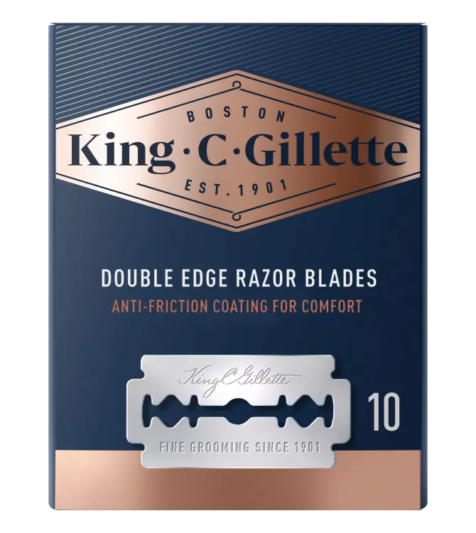 King C. Gillette Double Edge Safety Razor Blade Refills