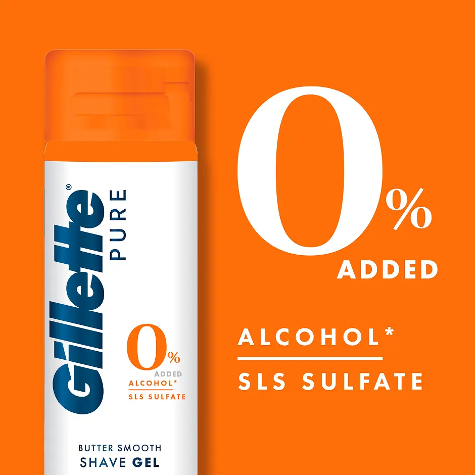 Gillette Pro Aqua Hydrating Shea Butter Shave Gel 195g