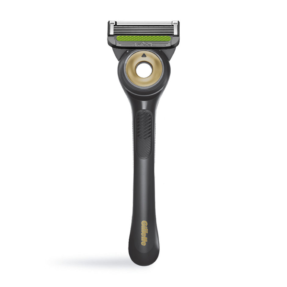 Gillette Labs Black & Gold Editionジレットラボ Gillette Labs Black & Gold Razor Handle + 4 Blade Refills
