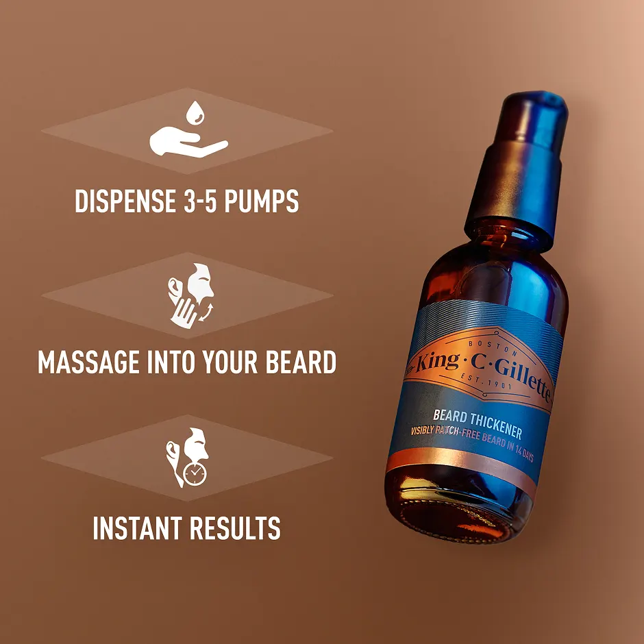 King C Gillette Beard Thickener 50ml