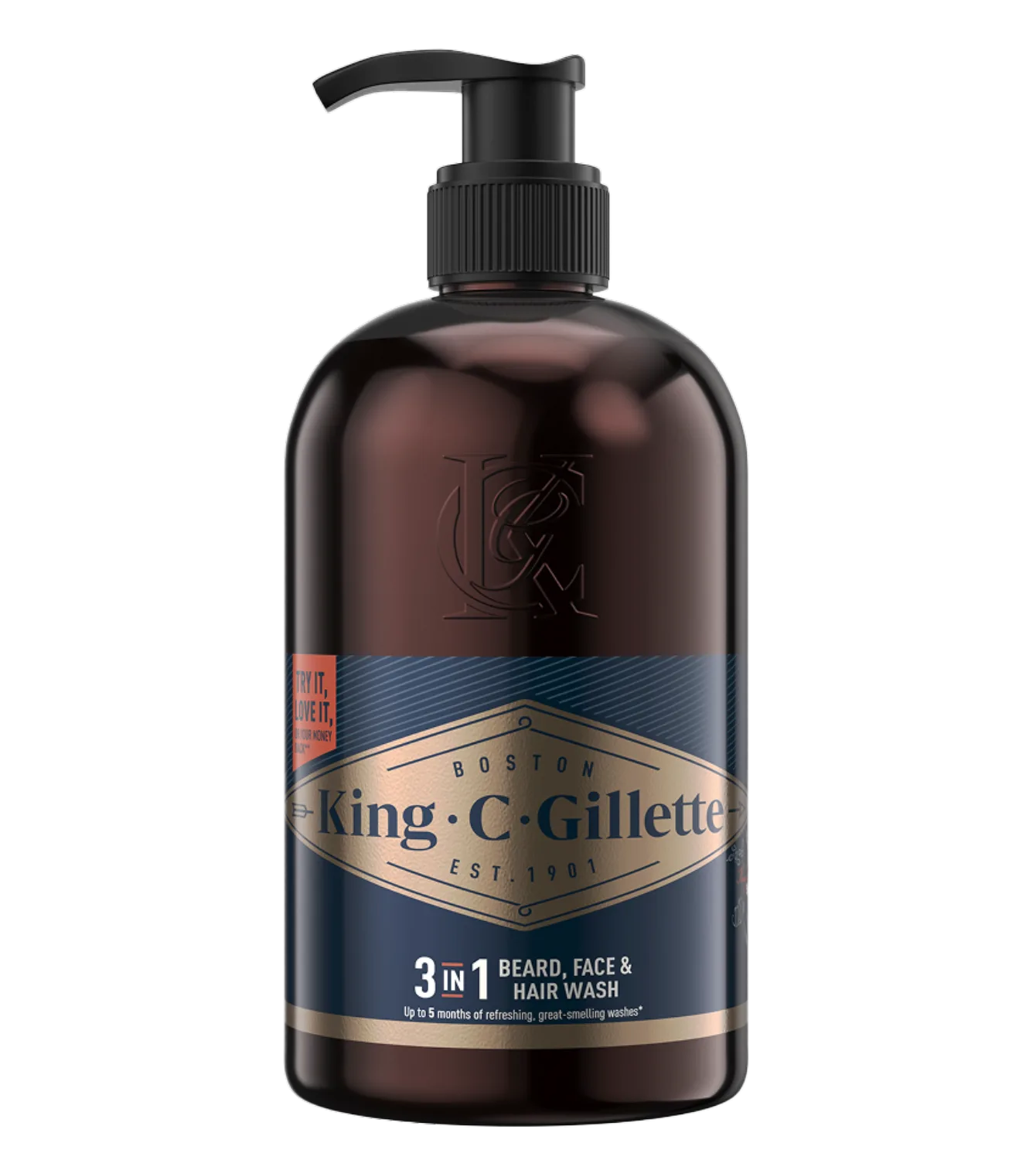King C Gillette Beard Wash