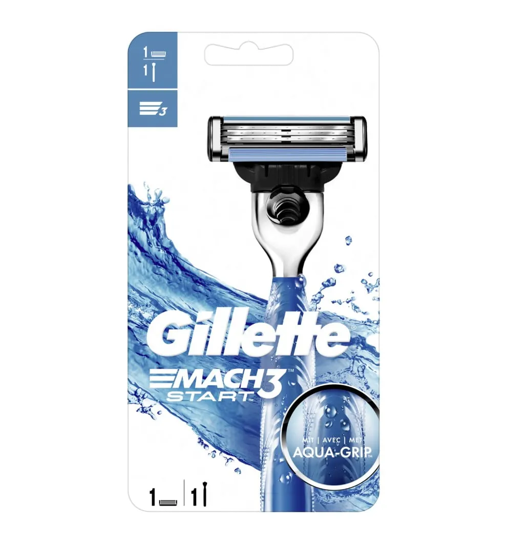 Gillette Mach3 Start Rasierer für Männer | Nassrasierer | Gillette