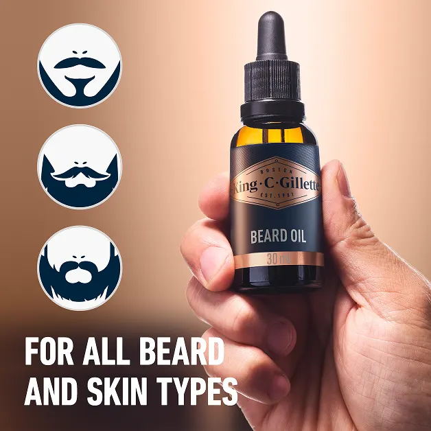 Image 3 King C Gillette Beard Oil 30ml