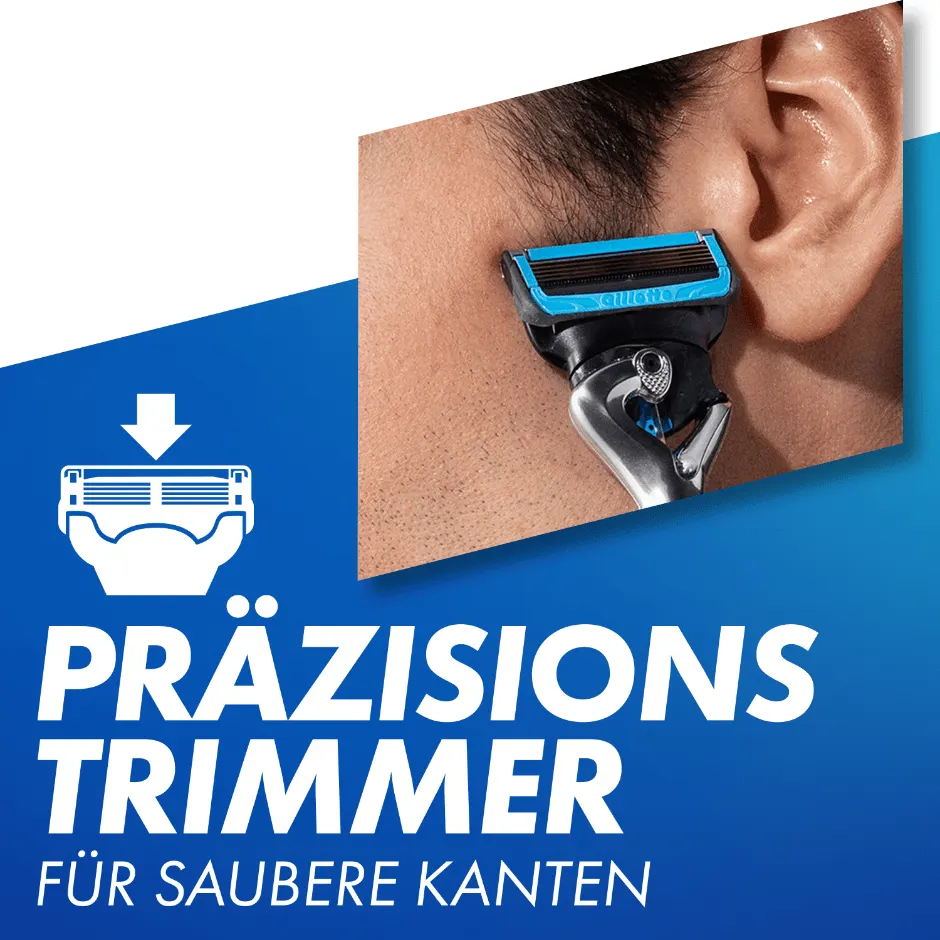 Präzisionstrimmer für saubere Kanten