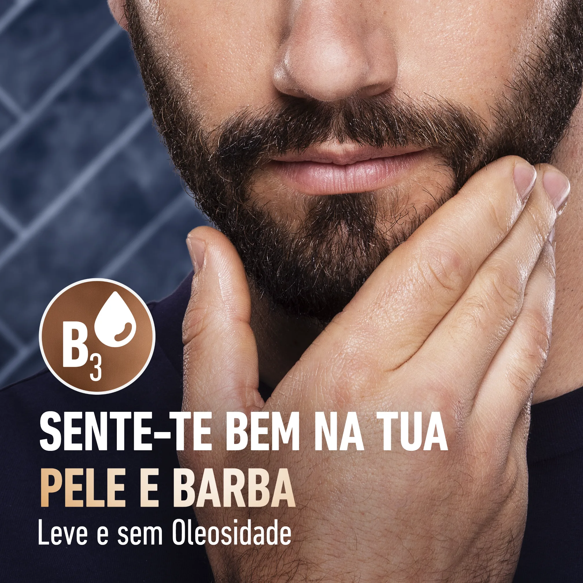 Infundido com vitamina B3, pró-vitamina B5 e um toque de óleo de argan para hidratar