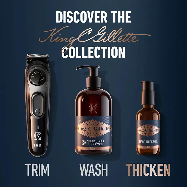 Image 4 King C Gillette Beard Thickener 50ml