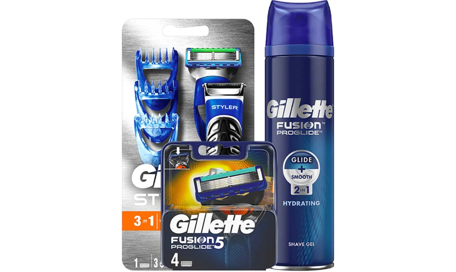 Boîte de rasage polyvalente de Gillette