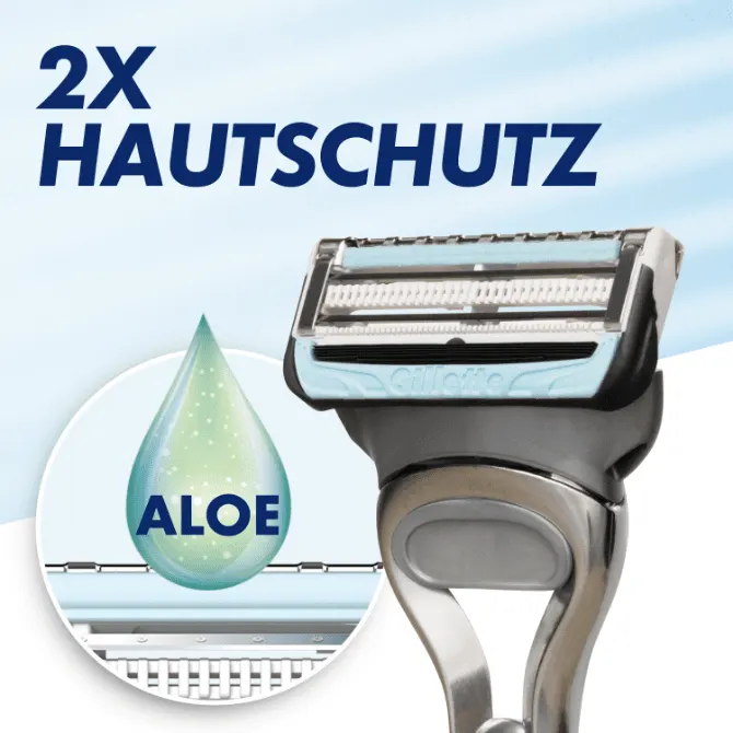 Gillette SkinGaurd mit 2-fachem Hautschutz