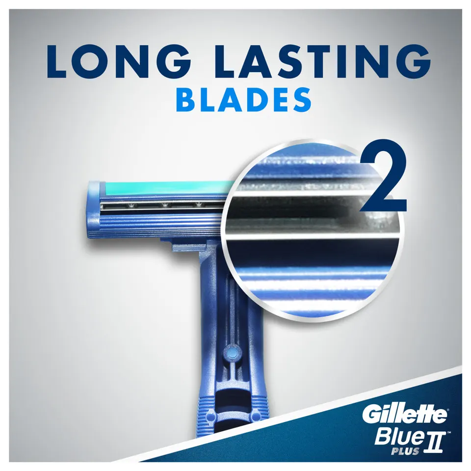 Gillette Blue II Pivot Disposable Razors