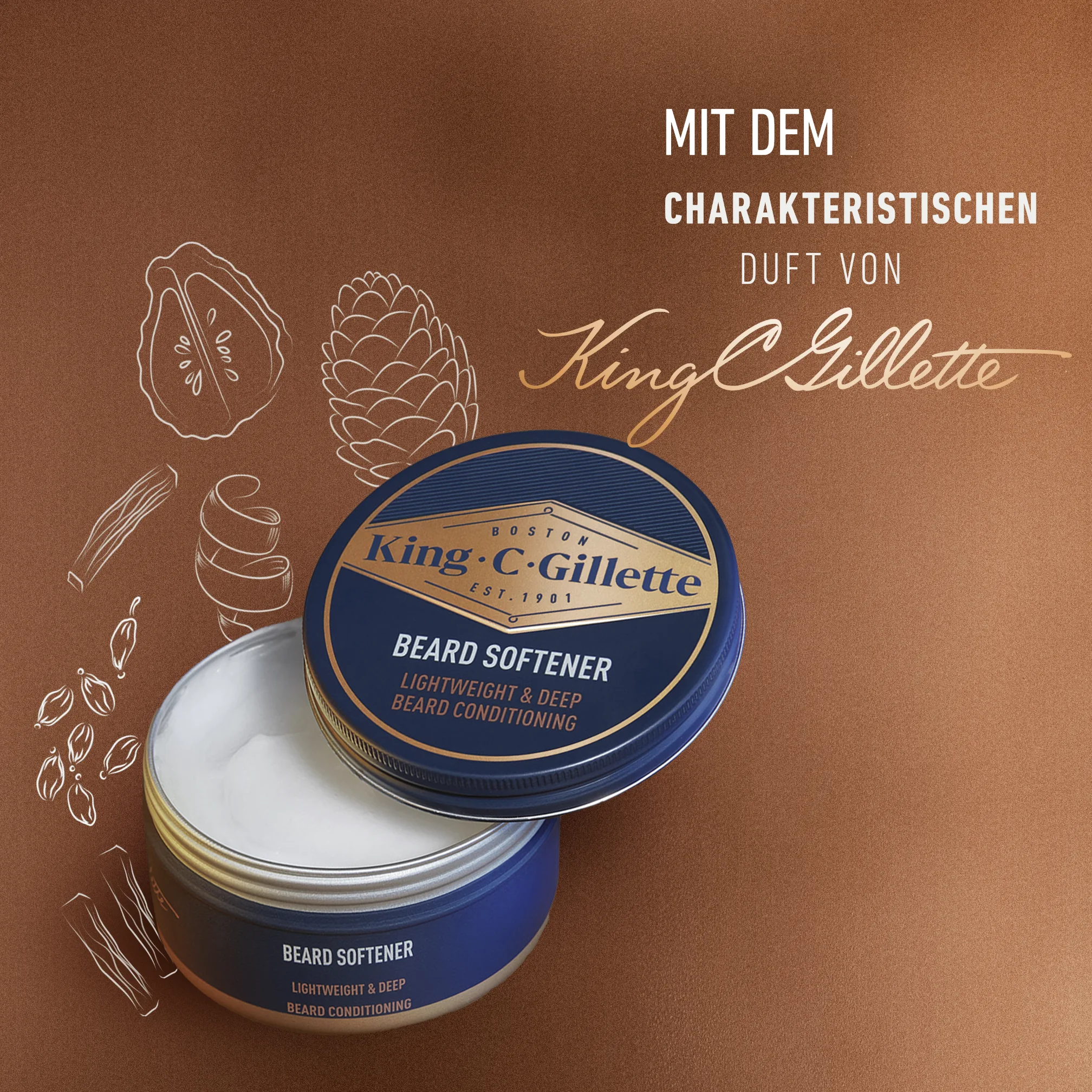[de-de] - King C. Gillette Bartbalsam