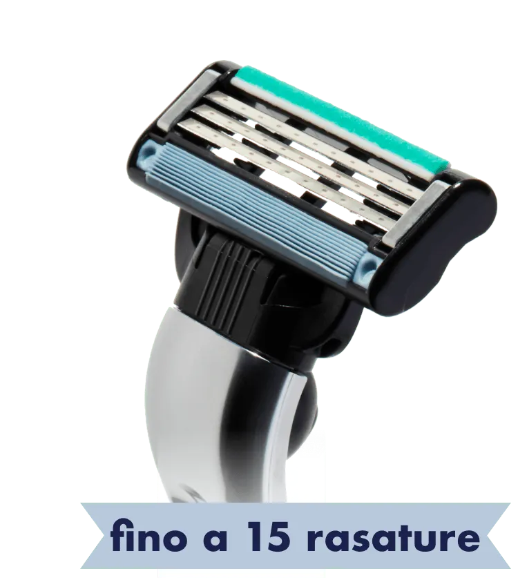 Realizzato con acciaio di precisione, fino a 15 rasature per lama