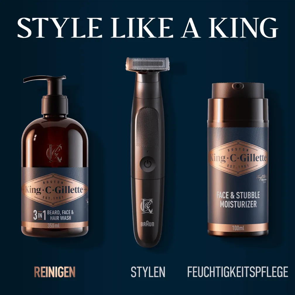 King C. Gillette Bartshampoo, 350ml - 7