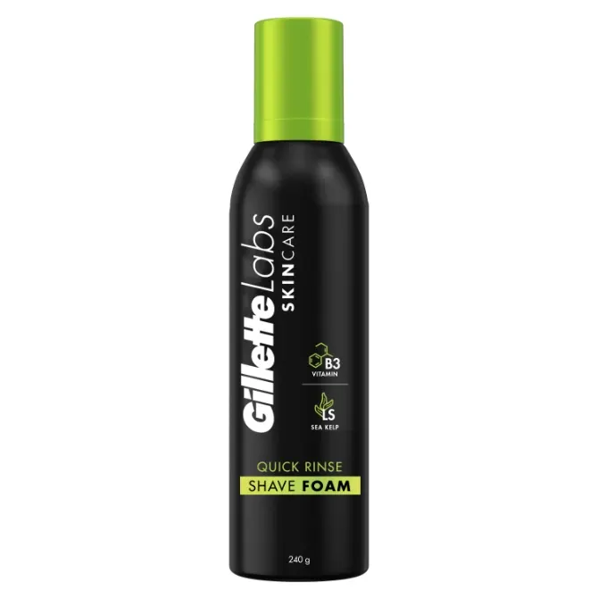 Image 1 Gillette Labs Quick Rinse Shave Foam 240ml