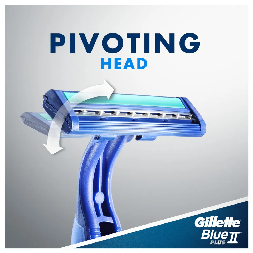Gillette Blue II Pivot Disposable Razors