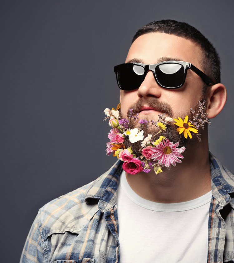 Des barbes pour les hommes à l’imagination fleurie