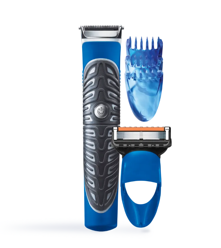 Gillette Styler Multiusos: Para Aparar, Barbear e Modelar no cartão do produto exibido no artigo