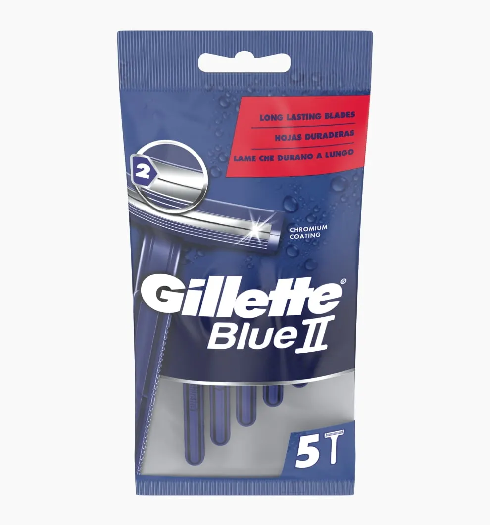 Rasoirs jetables Gillette Blue II pack de 5