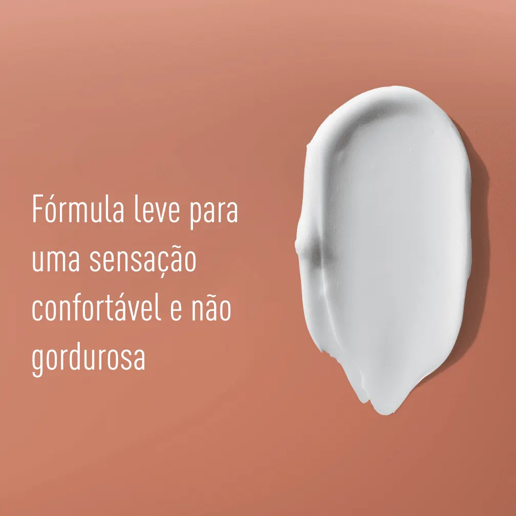 Infundido com vitamina B3, pró-vitamina B5 e um toque de óleo de argan para hidratar