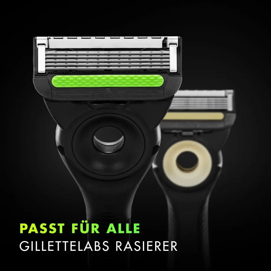 GilletteLabs Rasierklingen Passend für alle GilletteLabs Rasierer (Peeling-Stab und beheizbarer Rasierer)