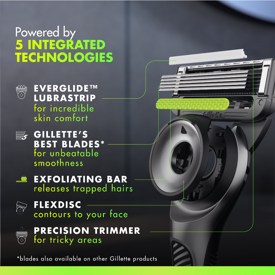 Gillette Labs Chrome Razor with Exfoliating Bar | Gillette CA