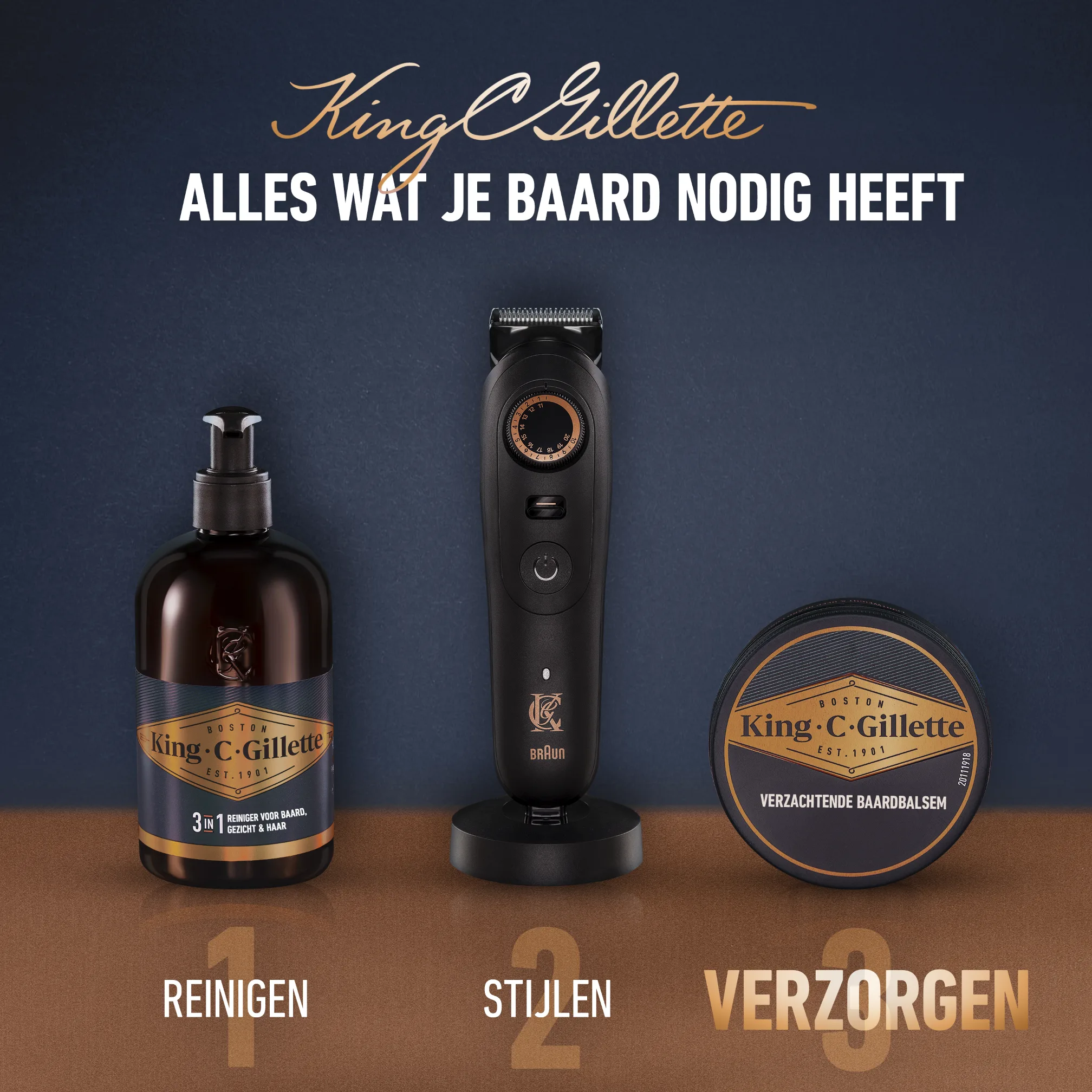King C. Gillette Zachte Baardbalsem