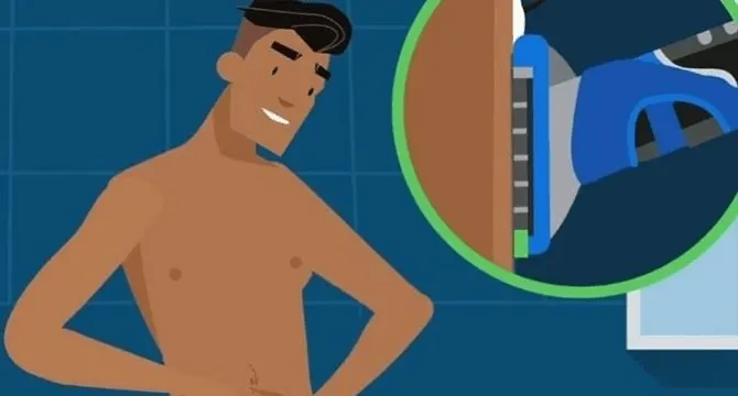 shave public hair