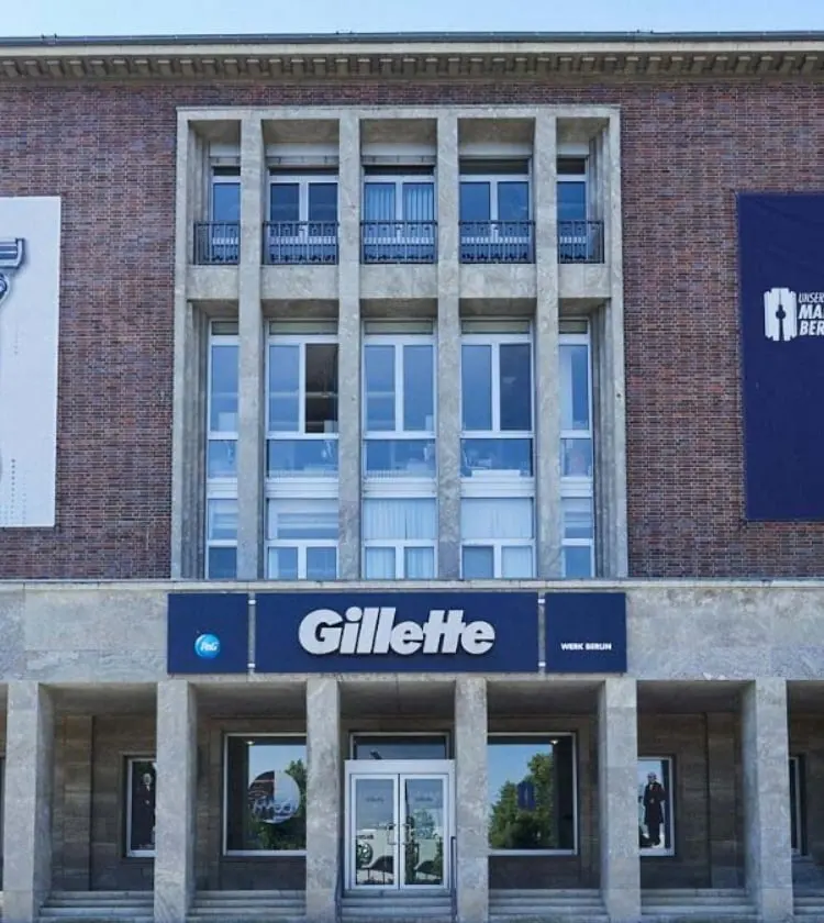 L'usine Gillette à Berlin