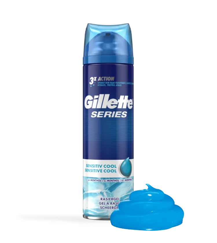 Gillette Series Sensitive Cool Shaving Gel voor mannen