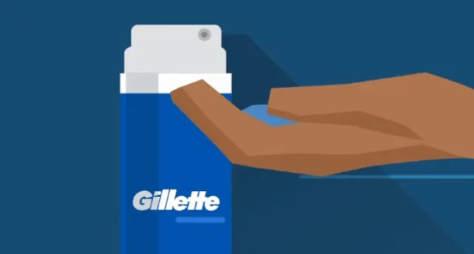 Riapplica il gel da barba secondo necessità