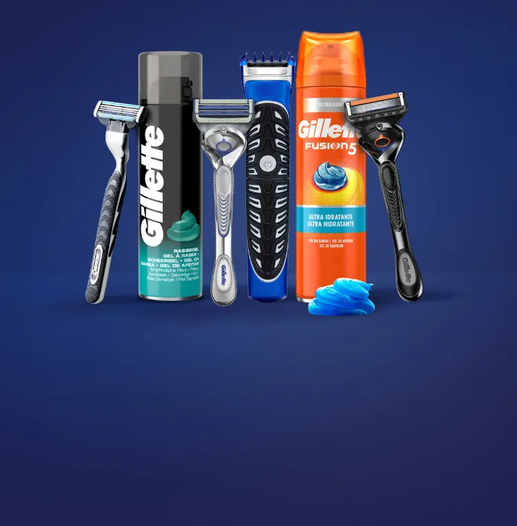 Todos os produtos de barbear