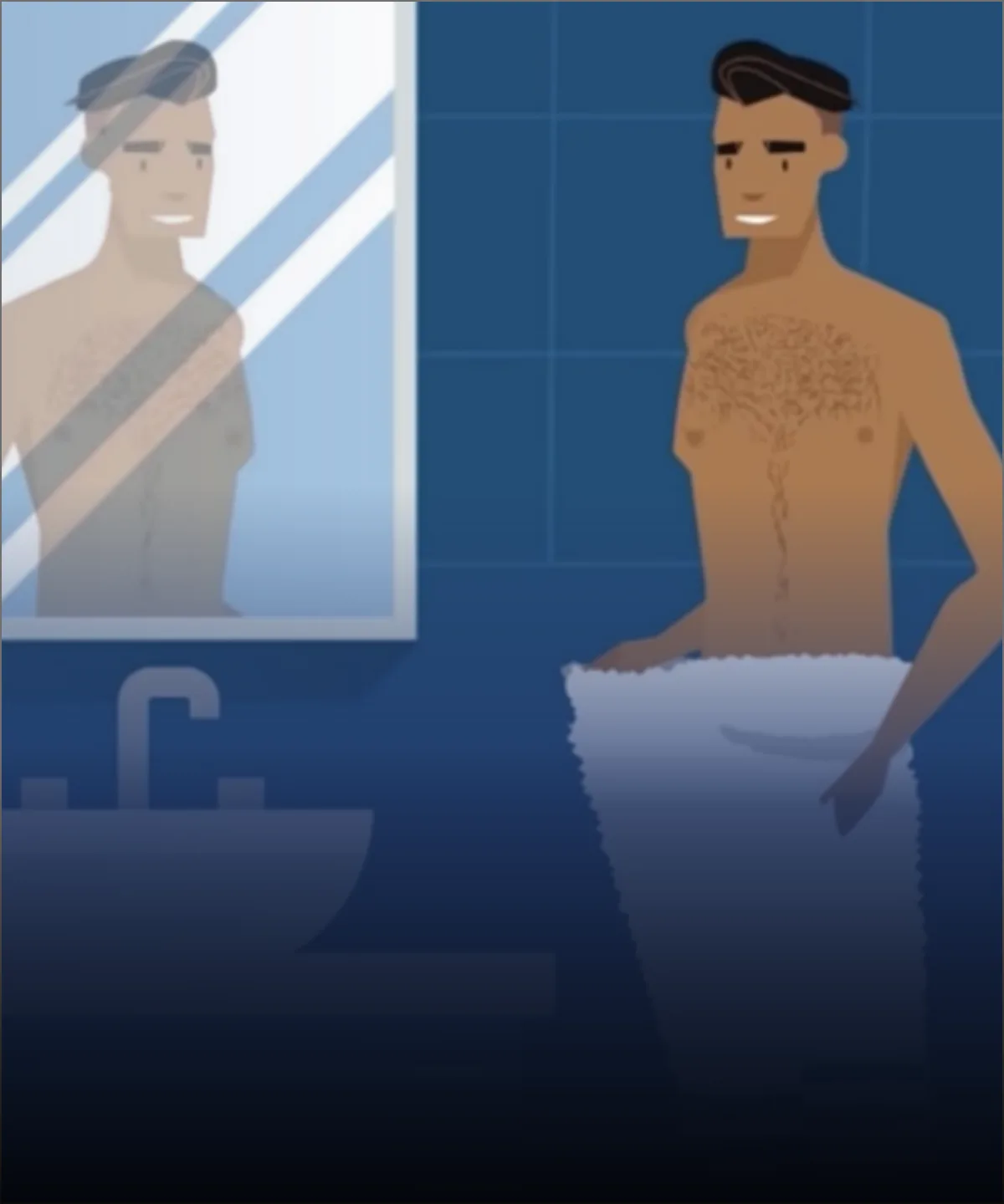 Precise shaving of difficult areas with the right razor