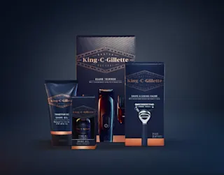 Gillette King C Tondeuse À Barbe Électrique PRO Pour Hommes