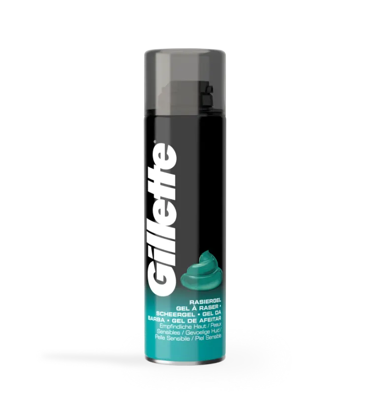 Gel de barbear clássico Gillette para homens