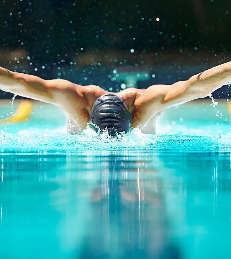 Rasiere deinen Körper, um schneller zu schwimmen