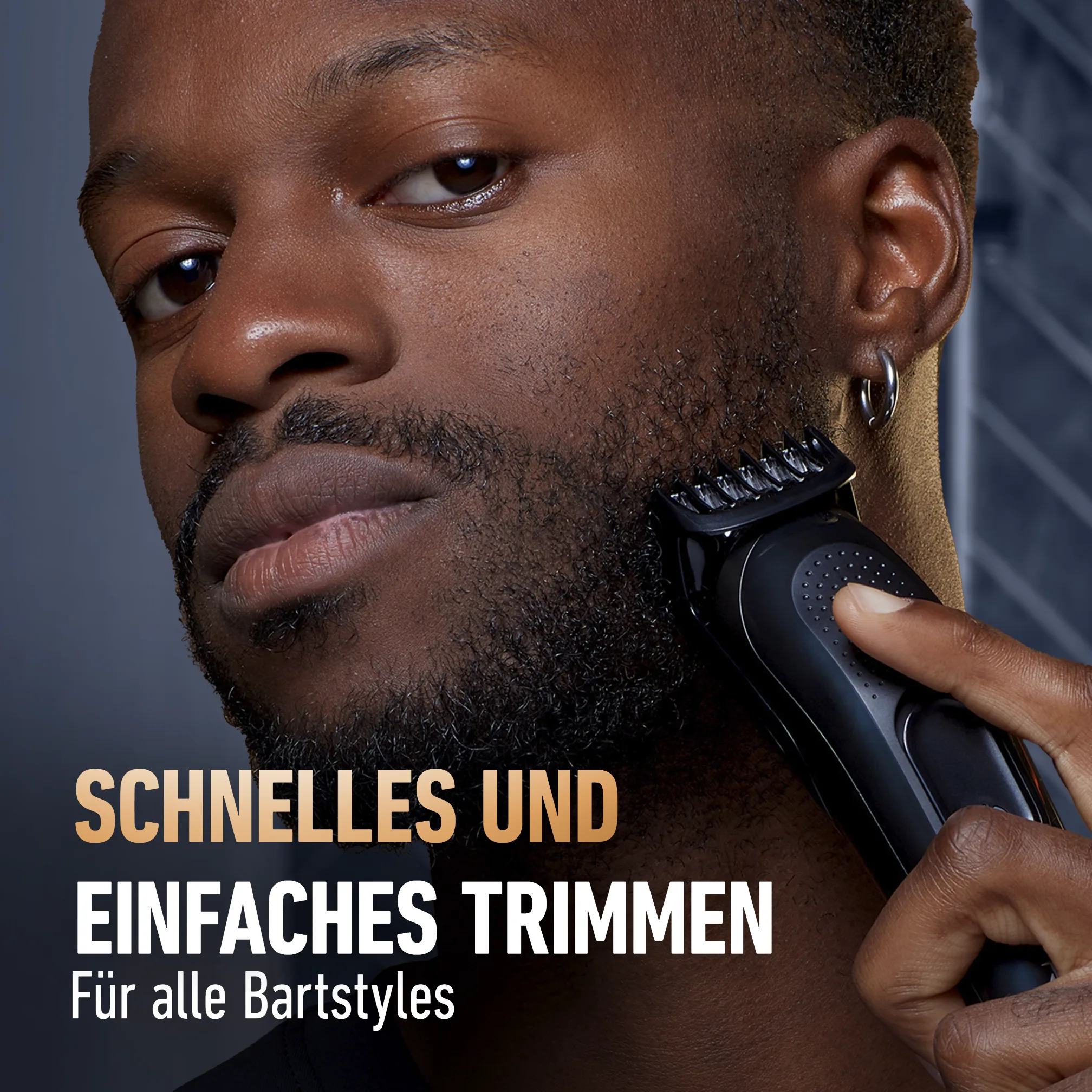 King C. Gillette Bartschneider mit 3 Kammaufsätzen