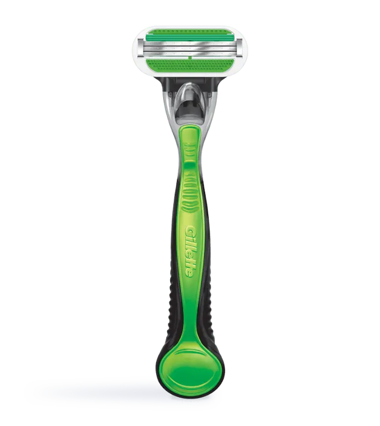 Máquina De Barbear Para Homem Gillette Body no cartão do produto exibido no artigo