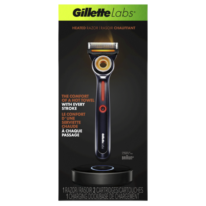 Recharges De Lames Gillette LABS XXL - Pack De 10 - Compatible Rasoirs Chauffants