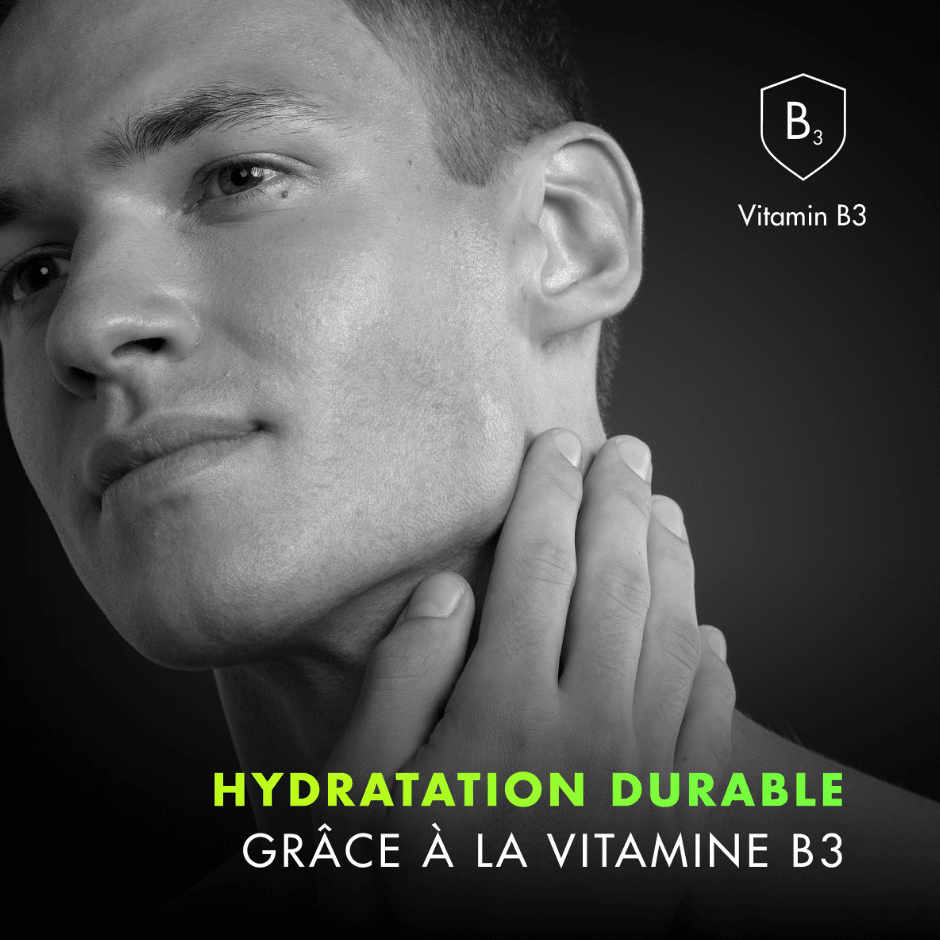 Hydratation durable grâce à la vitamine