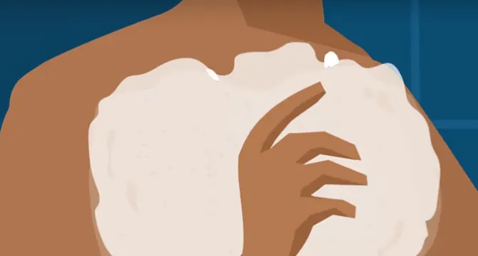 Applicare il gel da barba per idratare e proteggere la pelle