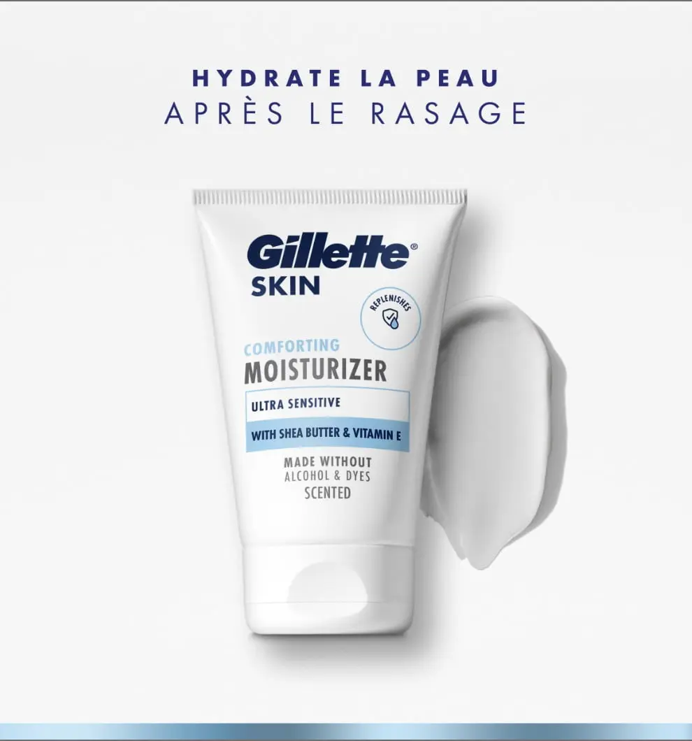Gillette Crème Hydratante Peaux Ultra Sensibles
