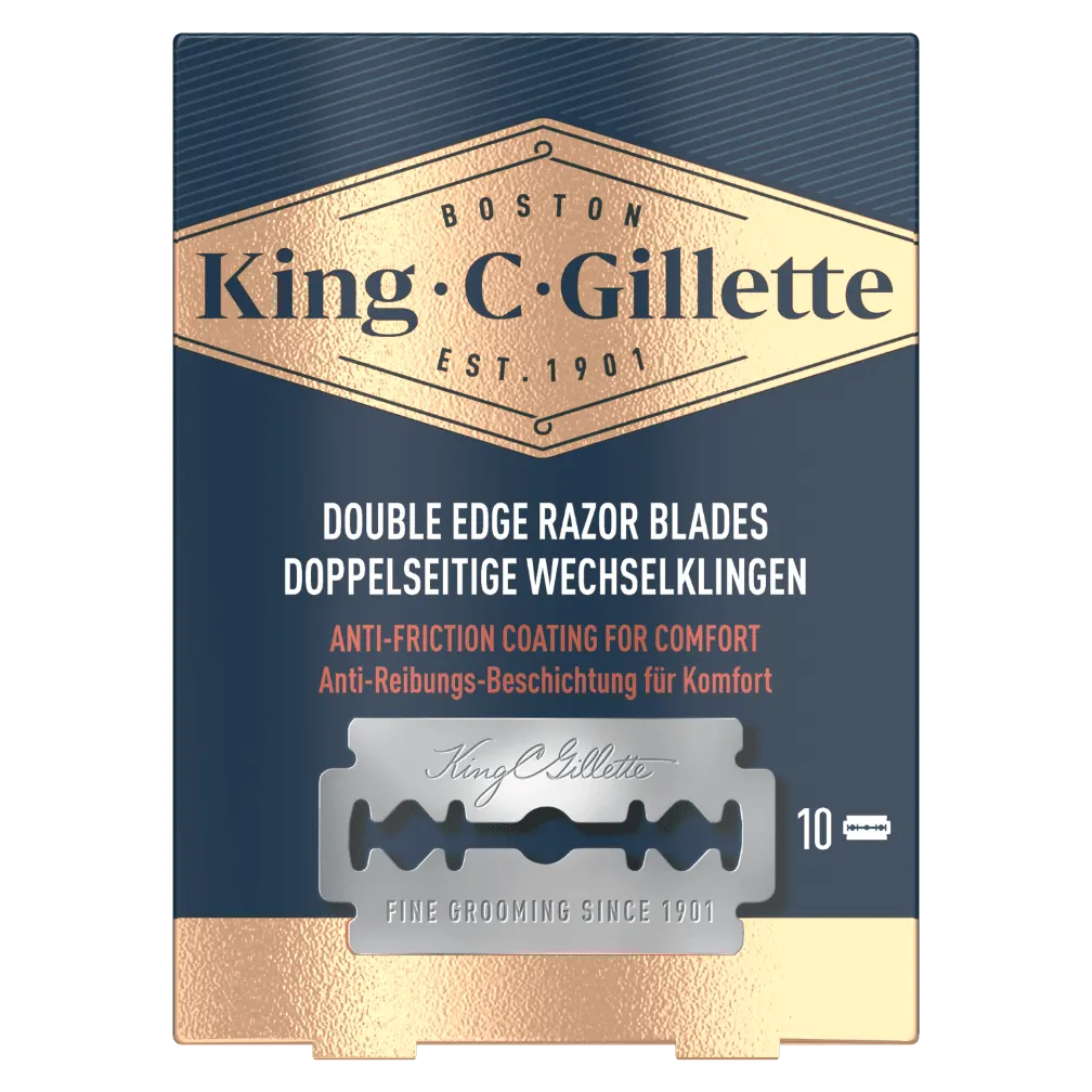 King C Gillette Rasierhobel Klingen - 2
