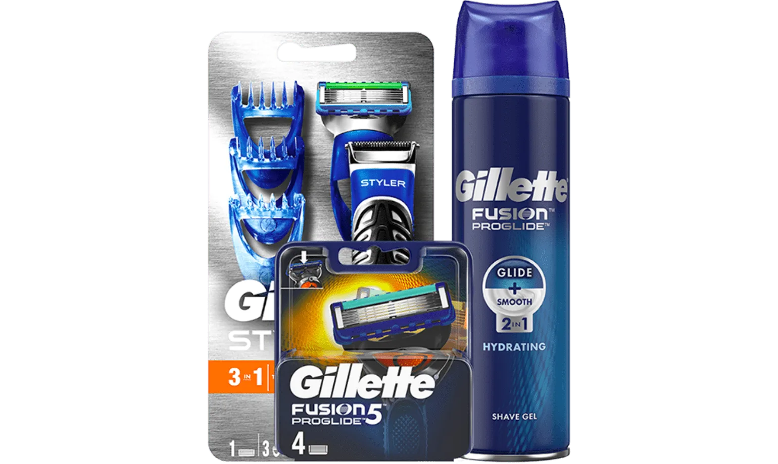 Boîte de rasage polyvalente de Gillette